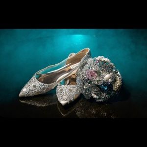 Badgley Mischka Gigi Embellished Flats